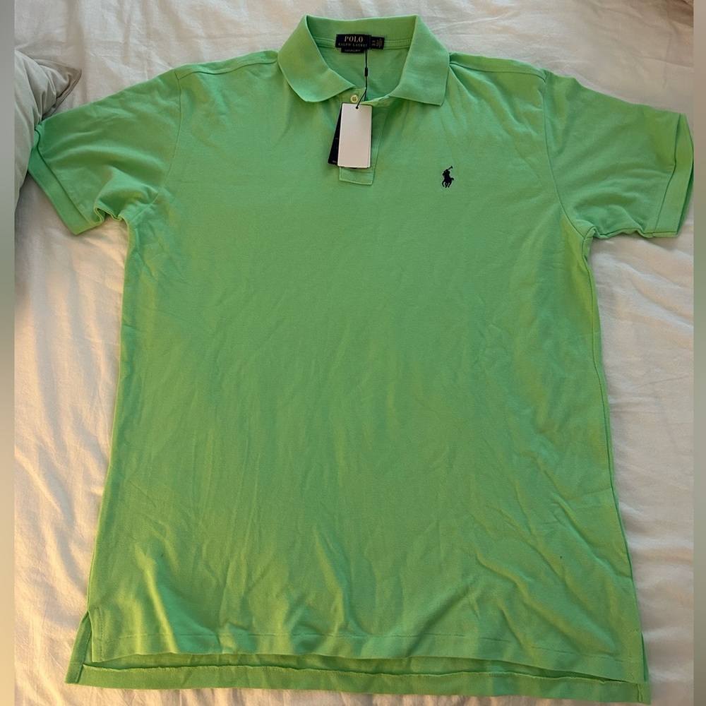 Polo Collared Shirt | Size XXL | Green